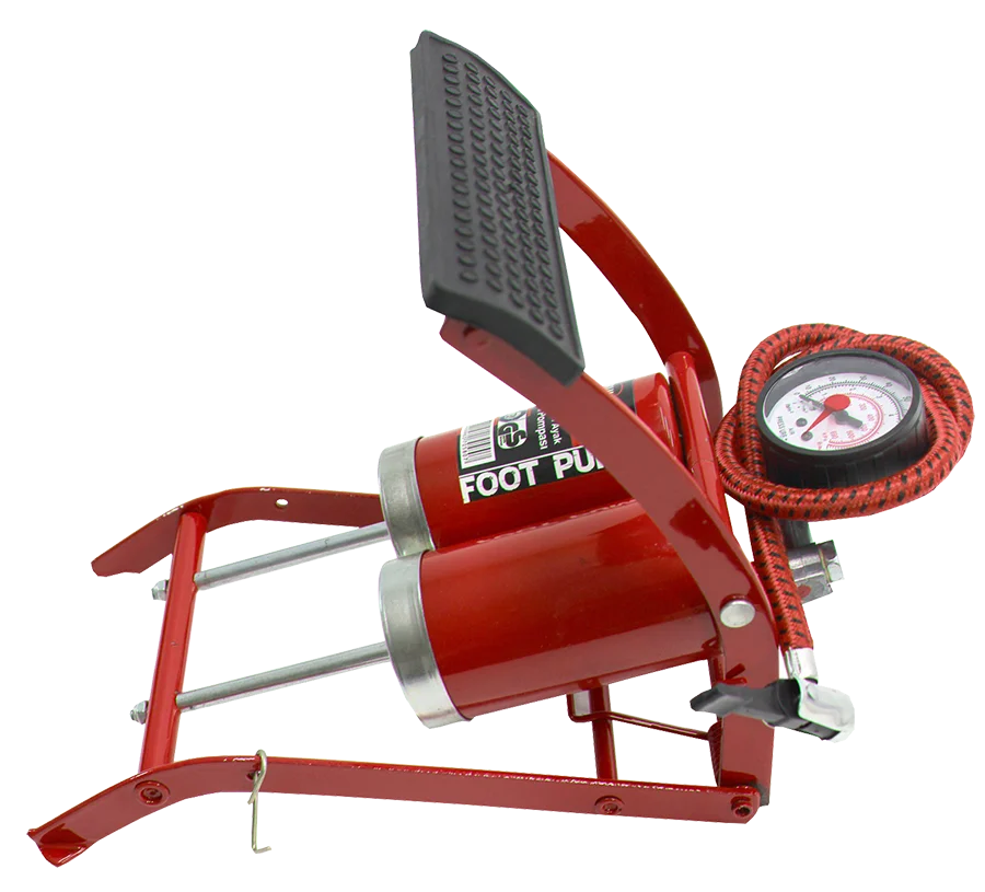 Foot Pumps with Double Pistons
