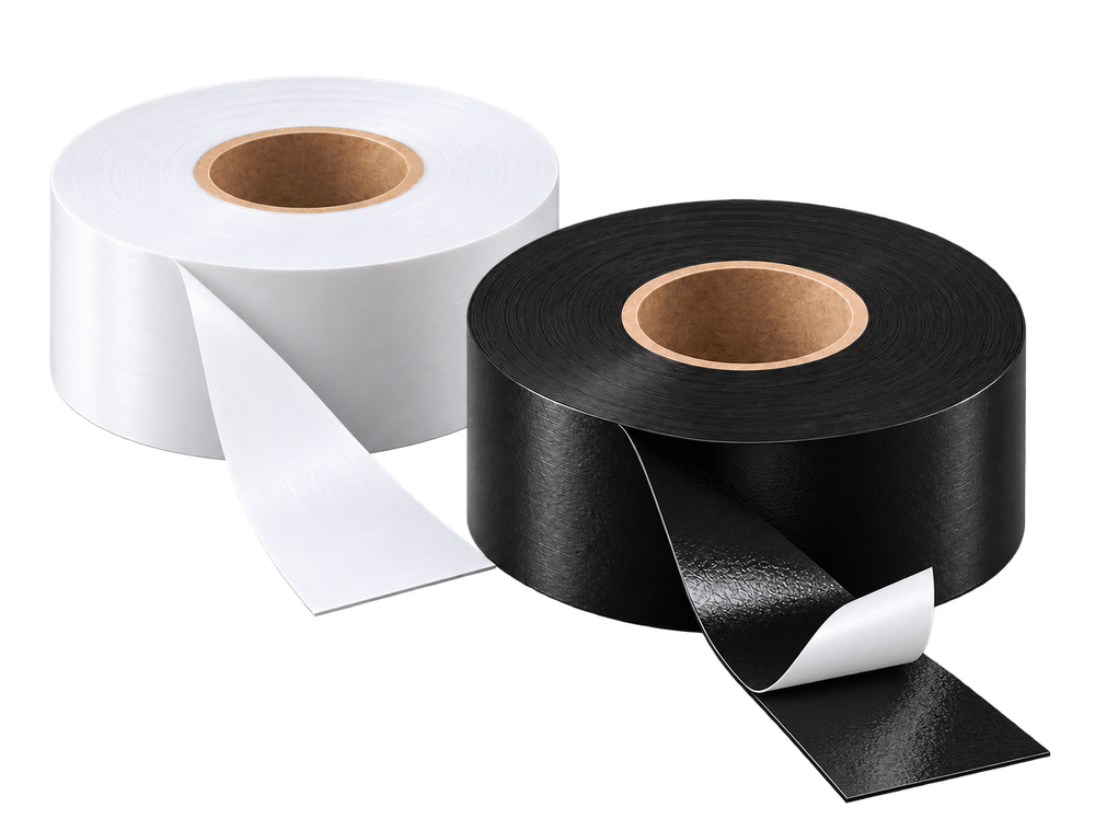Black inner and white outer 2-ply tape rolls for the BGD-KG system – YTM Makina