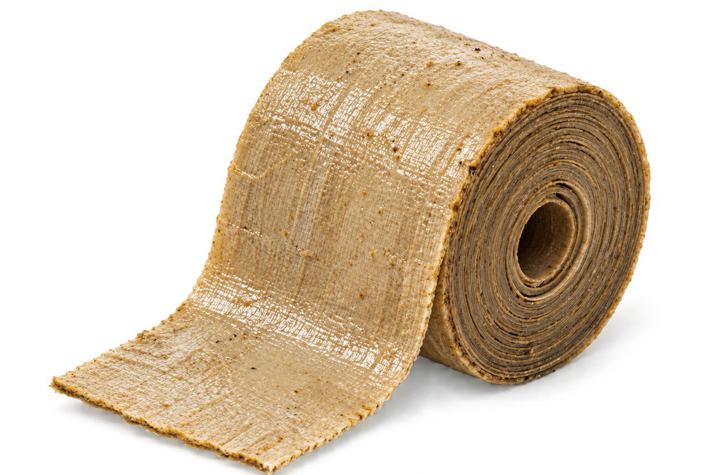 Roll of olive petrolatum anti-corrosion tape with unrolled tail – YTM Makina